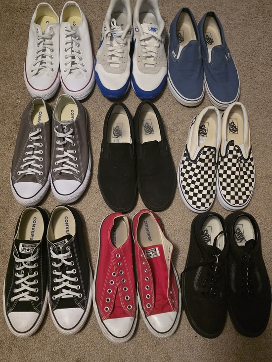 Vans Other - Vans Slip-On Navy Canvas Men’s Sneakers